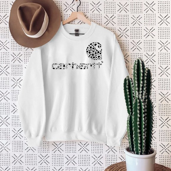 Carhartt Sweaters - White Carhartt Crewneck